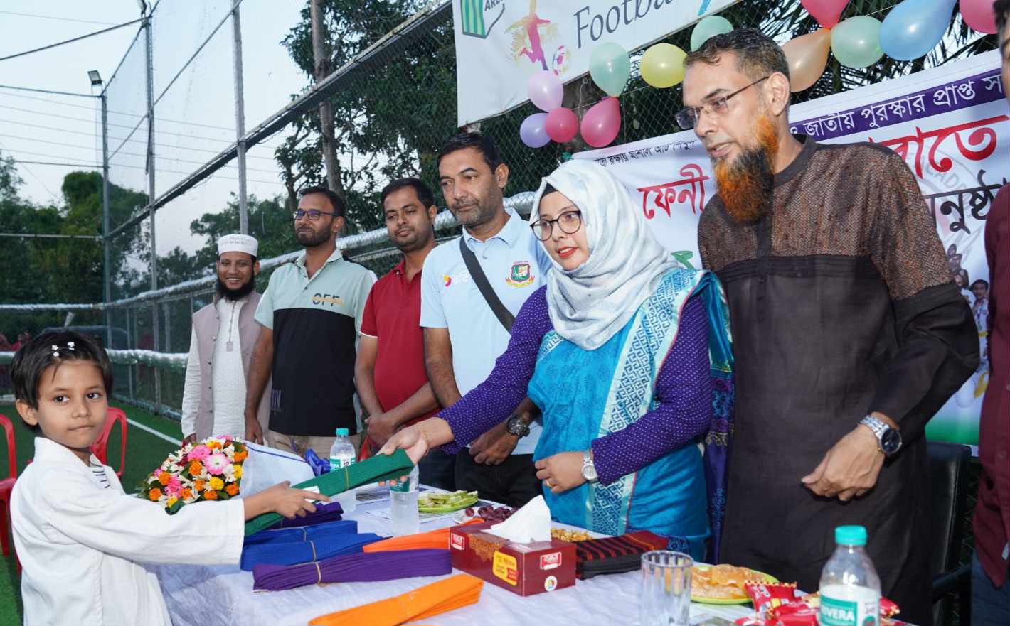 ফেনী ড্রাগন কারাতে একাডেমীতে  